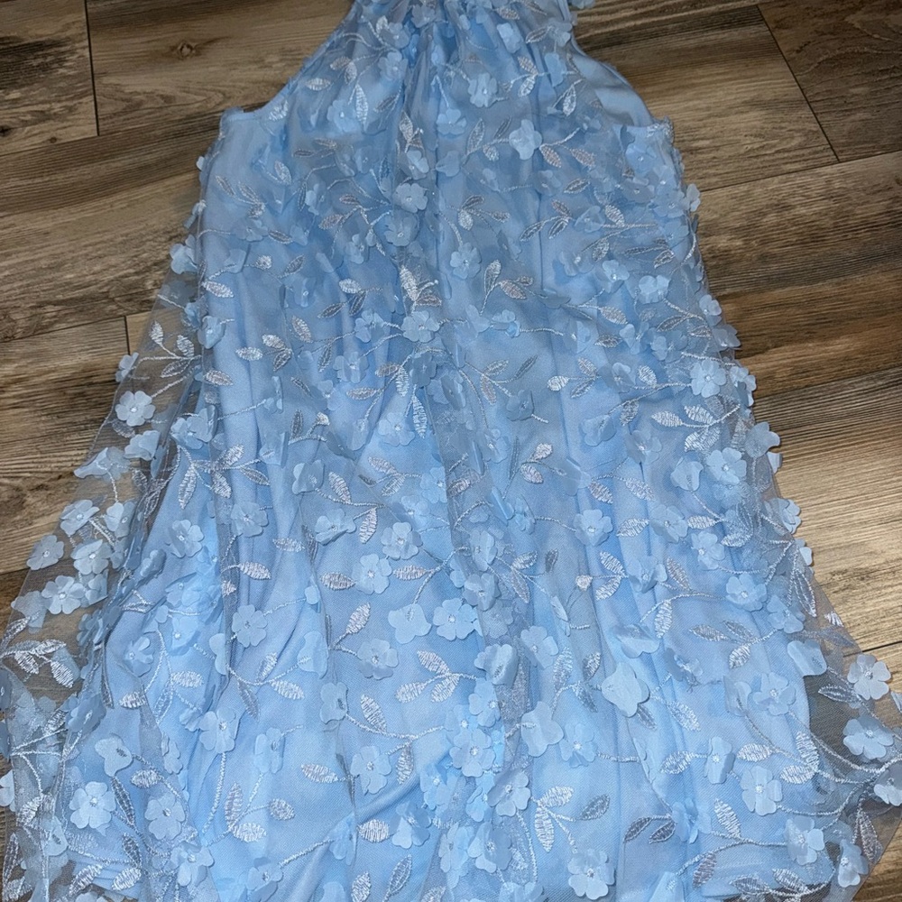 Blue Floral Dress